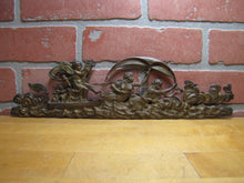 Load image into Gallery viewer, 19c Victorian Nude Maidens Cherub Bugs Ornate Exquisite Decorative Arts Element
