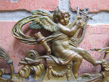 Load image into Gallery viewer, 19c Victorian Nude Maidens Cherub Bugs Ornate Exquisite Decorative Arts Element
