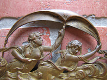 Load image into Gallery viewer, 19c Victorian Nude Maidens Cherub Bugs Ornate Exquisite Decorative Arts Element
