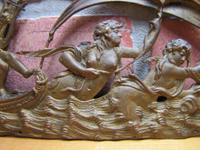 Load image into Gallery viewer, 19c Victorian Nude Maidens Cherub Bugs Ornate Exquisite Decorative Arts Element
