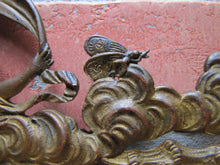 Load image into Gallery viewer, 19c Victorian Nude Maidens Cherub Bugs Ornate Exquisite Decorative Arts Element
