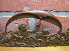 Load image into Gallery viewer, 19c Victorian Nude Maidens Cherub Bugs Ornate Exquisite Decorative Arts Element
