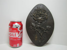 Load image into Gallery viewer, FLOWER LEAVES BUTTERFLY Signed B HA 26' Bronze Decorative Arts Artwork Plaque
