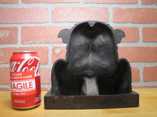 Load image into Gallery viewer, Antique Owl Doorstop Decorative Art Statue Cast Iron Judd Mfg Co 1243 10+ lbs
