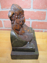 Load image into Gallery viewer, Antique Owl Doorstop Decorative Art Statue Cast Iron Judd Mfg Co 1243 10+ lbs
