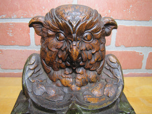Antique Owl Doorstop Decorative Art Statue Cast Iron Judd Mfg Co 1243 10+ lbs