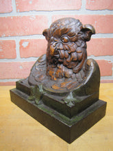 Load image into Gallery viewer, Antique Owl Doorstop Decorative Art Statue Cast Iron Judd Mfg Co 1243 10+ lbs
