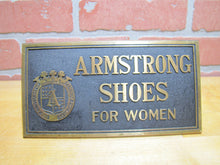 Load image into Gallery viewer, ARMSTRONG SHOES FOR WOMEN Old Store Display Sign TORREY R B WORKS BATH MAINE
