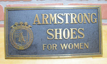 Load image into Gallery viewer, ARMSTRONG SHOES FOR WOMEN Old Store Display Sign TORREY R B WORKS BATH MAINE
