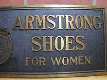 Load image into Gallery viewer, ARMSTRONG SHOES FOR WOMEN Old Store Display Sign TORREY R B WORKS BATH MAINE
