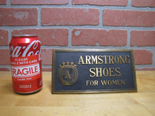 Load image into Gallery viewer, ARMSTRONG SHOES FOR WOMEN Old Store Display Sign TORREY R B WORKS BATH MAINE
