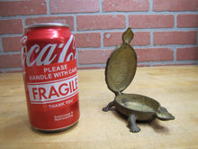 Load image into Gallery viewer, GRAND RAPIDS BRASS Co MICH Mfgr's Refrigerator &amp; Furniture Hdw Old Match Holder Figural Turtle Advertising
