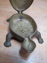 Load image into Gallery viewer, GRAND RAPIDS BRASS Co MICH Mfgr's Refrigerator &amp; Furniture Hdw Old Match Holder Figural Turtle Advertising
