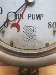 OIL PUMP GENERAL ELECTRIC CO SCHENECTADY NY USA ASHCROFT Antique Gauge Tool