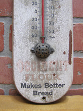 Load image into Gallery viewer, OCCIDENT FLOUR RUSSELL-MILLER MILLING Co Old Advertising Thermometer Bread Sign
