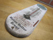 Load image into Gallery viewer, OCCIDENT FLOUR RUSSELL-MILLER MILLING Co Old Advertising Thermometer Bread Sign
