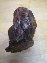Load image into Gallery viewer, HEAD Antique Wooden Carved Figural Decorative Arts Salvage Part Hardware
