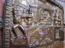 Load image into Gallery viewer, SALAMANDER SAFE EVANS &amp; WATSON PHILADELPHIA Ornate Antique Bronze Sign Plaque
