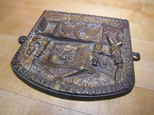 Load image into Gallery viewer, SALAMANDER SAFE EVANS &amp; WATSON PHILADELPHIA Ornate Antique Bronze Sign Plaque
