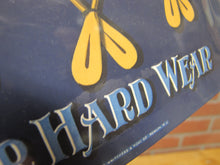 Load image into Gallery viewer, BRONCHO BUSTER BRACE OHIO SUSPENDER Co Antique Advertising Sign Whitehead &amp; Hoag
