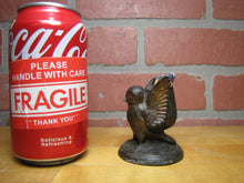 Load image into Gallery viewer, Spread Winged Owl Antique Decorative Arts Cast Metal Match Holder Safe Vesta
