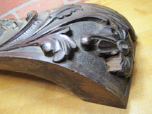 Load image into Gallery viewer, Devil Beast Head Licking Tongue Antique Wooden Carved High Relief Salvage Panel
