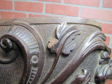 Load image into Gallery viewer, Devil Beast Head Licking Tongue Antique Wooden Carved High Relief Salvage Panel
