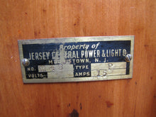 Load image into Gallery viewer, p1901 THOMSON ALTERNATING AMMETER Type P GENERAL ELECTRIC Co USA JCP&amp;L with Box
