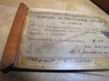 Load image into Gallery viewer, p1901 THOMSON ALTERNATING AMMETER Type P GENERAL ELECTRIC Co USA JCP&amp;L with Box
