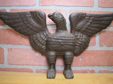 Load image into Gallery viewer, SPREAD WINGED EAGLE Antique Cast Iron Doorstop Decorative Art Statue Americana
