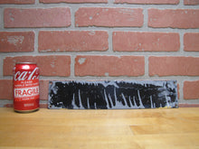 Load image into Gallery viewer, TO ELEVATOR ARROW Original Old Porcelain Sign Gray &amp; Black Industrial Hardware
