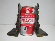 Load image into Gallery viewer, Foxes Grapes Aesop&#39;s Fable Borzoi Wolfhounds 1930 Creation Co Art Bookends
