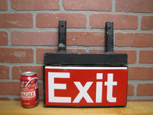 Load image into Gallery viewer, EXIT 6 Double Sided Porcelain Sign Subway Railroad Train Station Transportation
