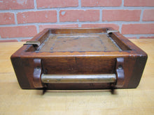 Load image into Gallery viewer, Arts &amp; Crafts Wood &amp; Copper Monumental Decorative Arts Ashtray Nelson Cornell
