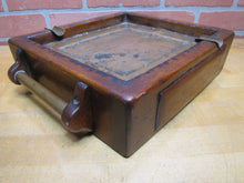 Load image into Gallery viewer, Arts &amp; Crafts Wood &amp; Copper Monumental Decorative Arts Ashtray Nelson Cornell
