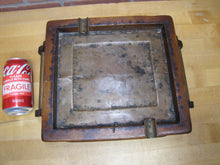 Load image into Gallery viewer, Arts &amp; Crafts Wood &amp; Copper Monumental Decorative Arts Ashtray Nelson Cornell
