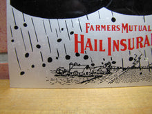 Load image into Gallery viewer, FARMERS MUTUAL HAIL INSURANCE Co of MISSOURI Old Advertising Sign CROP HAIL FIRE
