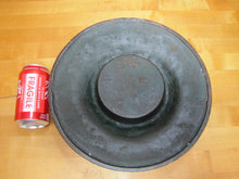 Load image into Gallery viewer, CHRISTMAS GREETINGS Antique Cast Iron Xmas Tree Stand Embossed Lettering
