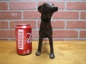 BORZOI WOLFHOUND Antique Cast Iron Dog Doorstop Decorative Art Statue