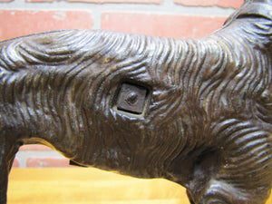 BORZOI WOLFHOUND Antique Cast Iron Dog Doorstop Decorative Art Statue