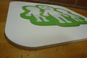 NINTENDO MIIVERSE Store Display Ad Sign Video Game System Social Network