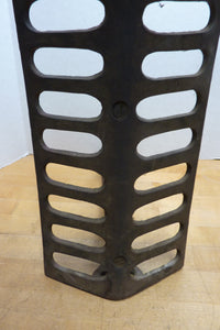 J W FISKE NY Antique 19c Cast Iron Saddle Tack Holder Bracket Hanger Old Paint