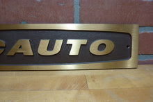 Load image into Gallery viewer, MCAUTO Vintage Brass Sign McDonnell Douglas Automation Co CADD CAD/CAM Computer
