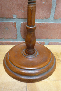 Adjustable Wooden Double Candle Holders Decorative Arts Pair Candlesticks Turned