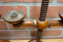 Load image into Gallery viewer, Adjustable Wooden Double Candle Holders Decorative Arts Pair Candlesticks Turned
