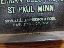 Load image into Gallery viewer, AMERICAN ELECTRIC Co St Paul Minn NOXALL ANNUNCIATOR Antique Room Call Box p1899
