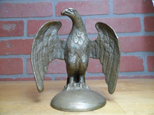 Load image into Gallery viewer, SPREAD WINGED EAGLE Original Old Paperweight Decorative Arts Statue Brass Bronze Figural Bird
