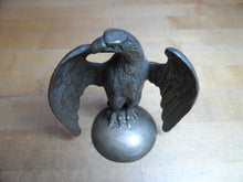 Load image into Gallery viewer, SPREAD WINGED EAGLE Original Old Paperweight Decorative Arts Statue Brass Bronze Figural Bird
