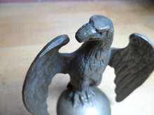 Load image into Gallery viewer, SPREAD WINGED EAGLE Original Old Paperweight Decorative Arts Statue Brass Bronze Figural Bird
