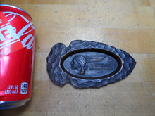 Load image into Gallery viewer, PONTIAC CHIEF OF THE SIXES Old Dealer Advertising Tray Ashtray ARROWHEAD Patina
